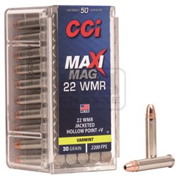 22 WMR MAXI-MAG HP +V