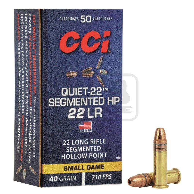 22 LR QUIET-22 SEGMENTED HP