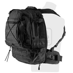 Pack sac à dos tactical avec pochettes et hydratation 3l