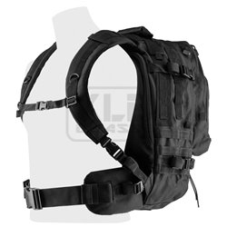 Pack sac à dos tactical avec pochettes et hydratation 3l