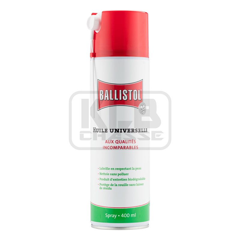 Aérosol huile universelle 400 ml. - Ballistol