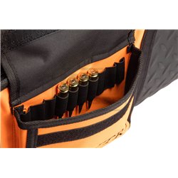 Fourreau orange/noir en cordura pour carabine avec lunette - Country Sellerie