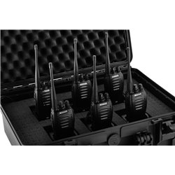 Lot de 6 talkies walkies G10 (montés en série) + mallette de transport - Midland