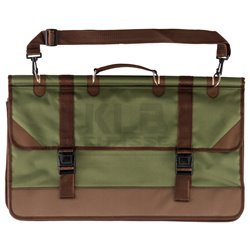 Sac de battue vert/marron en toile - Country