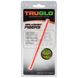 Set de 5 fibres optiques fluo rouges