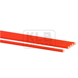 Set de 5 fibres optiques fluo rouges