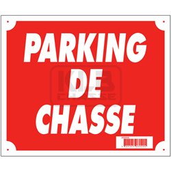 Panneau ''Parking de chasse'' 30 x 25 cm