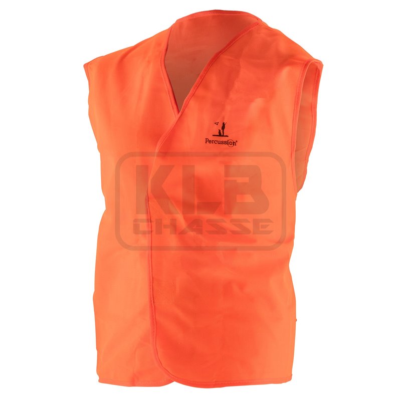 Gilet de traque orange haute visibilité