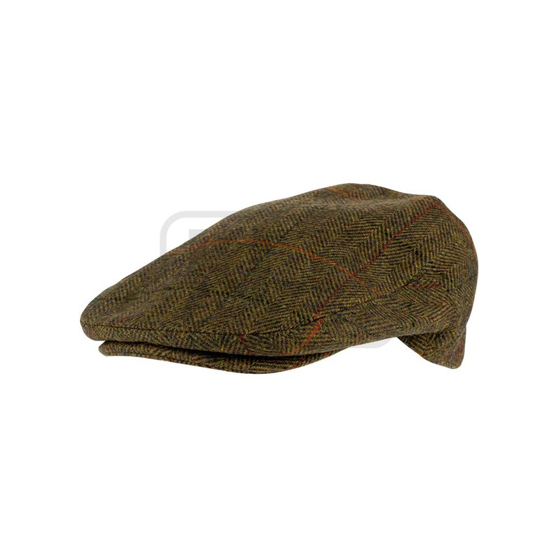 Casquette Jack Pyke plate Tweed Marron