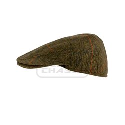 Casquette Jack Pyke plate Tweed Marron