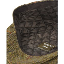 Casquette Jack Pyke plate Tweed Marron