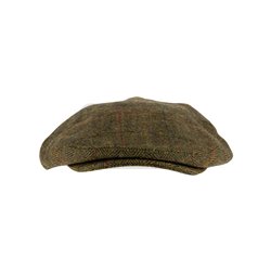 Casquette Jack Pyke plate Tweed Marron