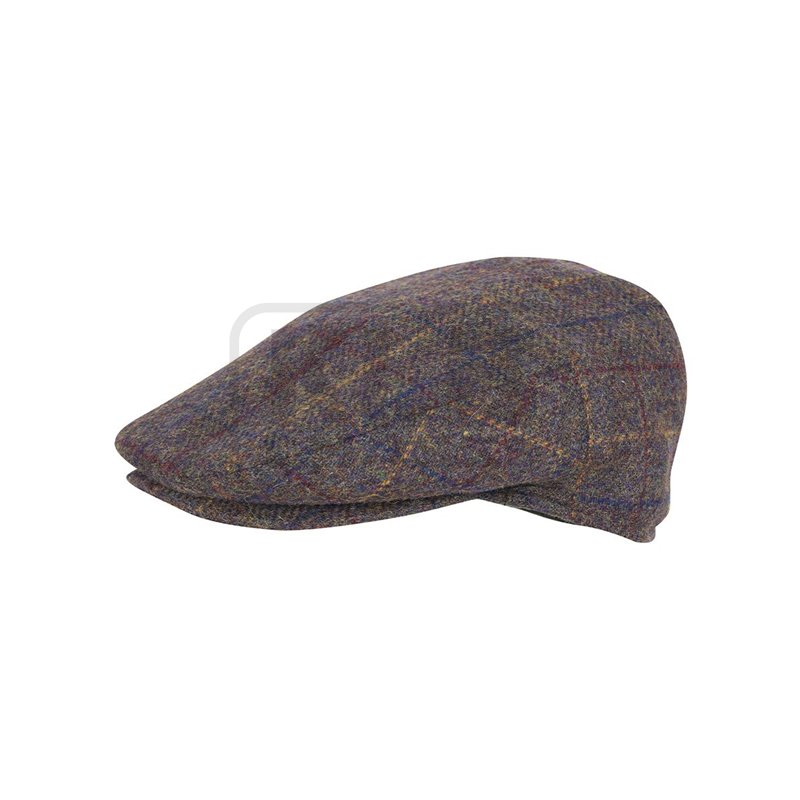 Casquette Jack Pyke plate Tweed Grise