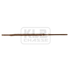 Bretelle fusil croûte tressée 7 brins - Country Sellerie