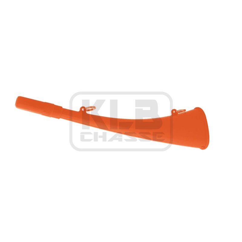 Corne d'appel 25 cm ABS orange fluo - Elless