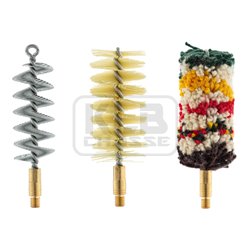 Set de trois brosses spirales pour armes à canon lisse