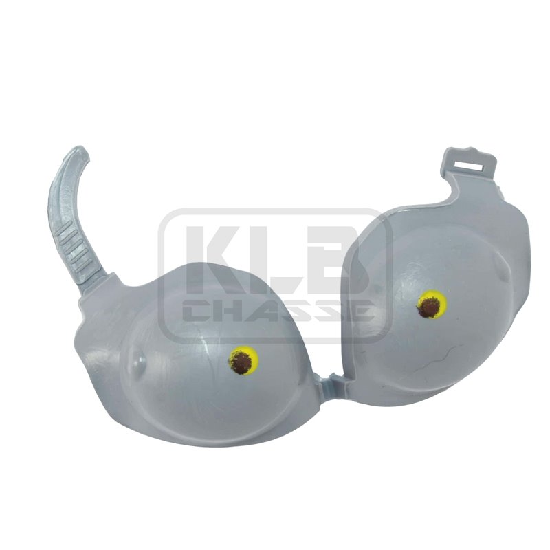 Casque plastique réglable pour palombe