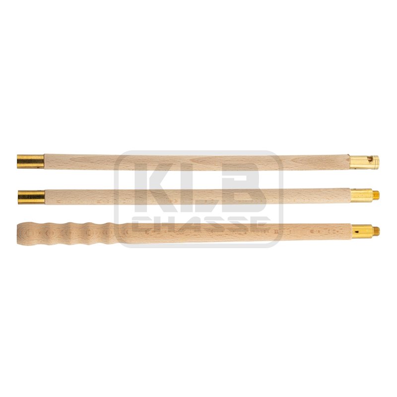 Baguette de nettoyage en bois pour canons (3 pièces)