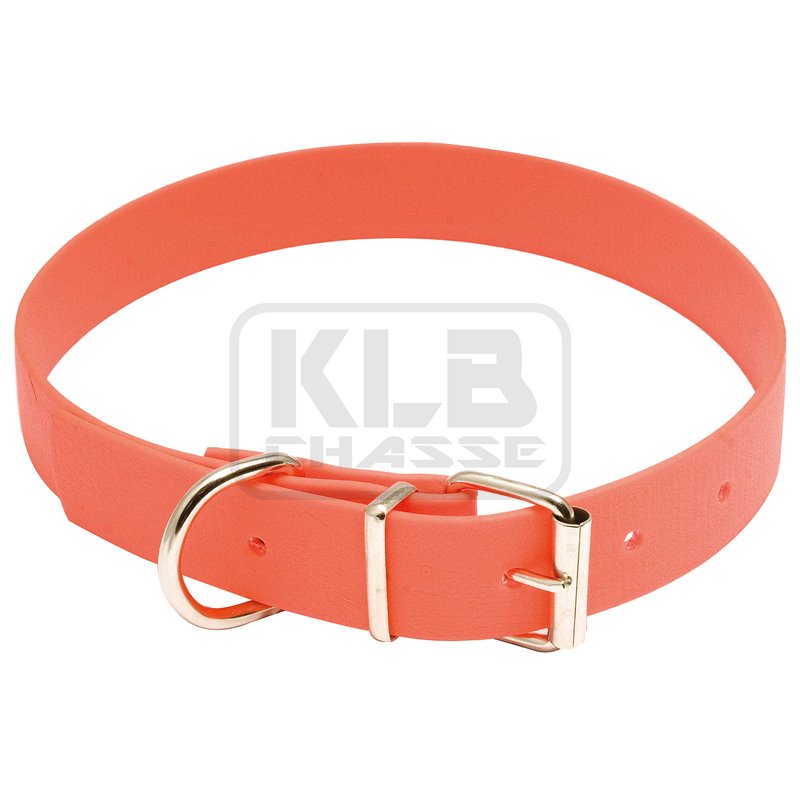 Collier pour chien Biothane orange fluo - Country