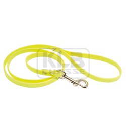 Laisse 1,20 m Biothane jaune fluo pour chien - Country