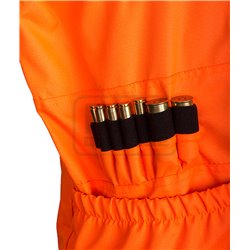 Gilet de traque matelassé orange fluo