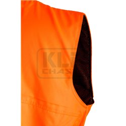 Gilet de traque matelassé orange fluo