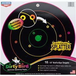 Cible Dirty Birds multicolores - Birchwood Casey