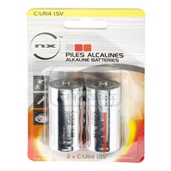 Piles alcalines C/LR14 1,5 volt - NX-Ready