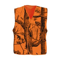 Gilet de traque Ghost Camo Forest fluo - Percussion