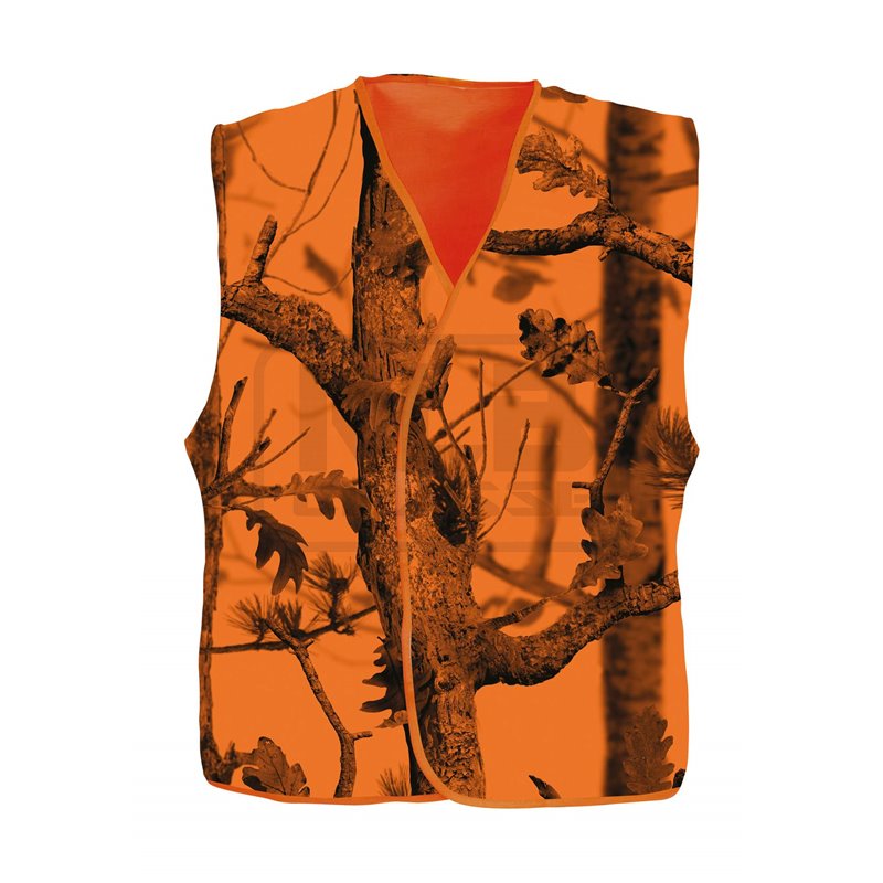 Gilet de traque Ghost Camo Forest fluo - Percussion