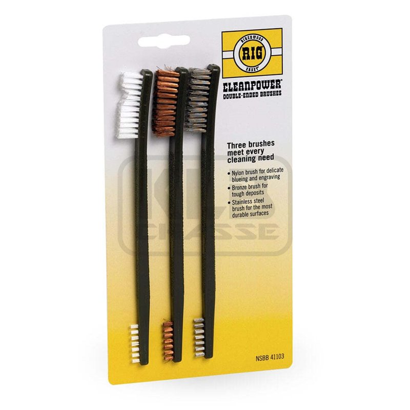 Set de 3 brosses de nettoyage - Birchwood Casey