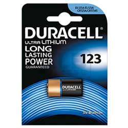 Pile Lithium CR123 3 volts - Duracell