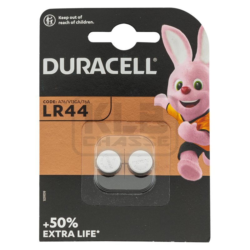 Piles LR44 1,5 volt - Duracell